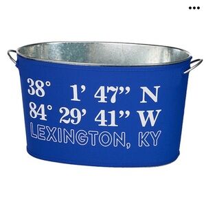 Lexington KY University of Kentucky metal home ice bucket home accent